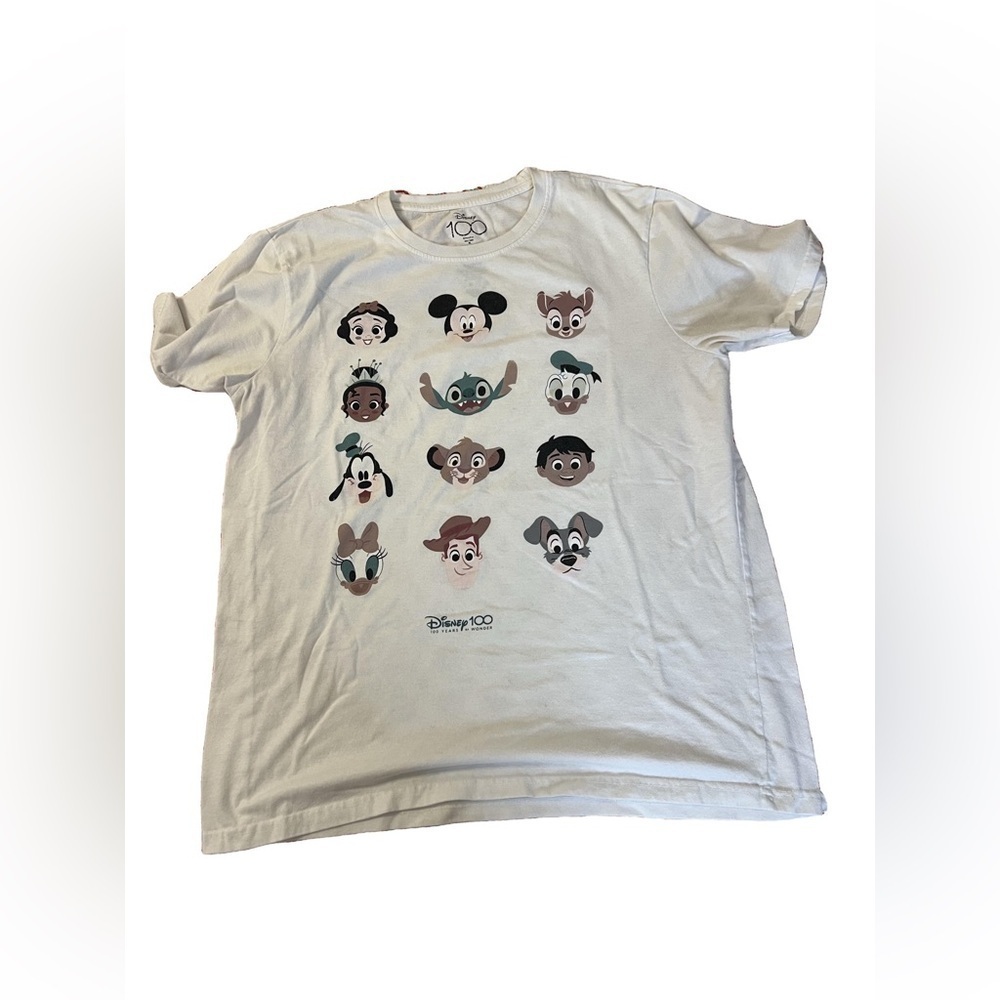 Disney 100 Years of Wonder Character Tee Size XL
